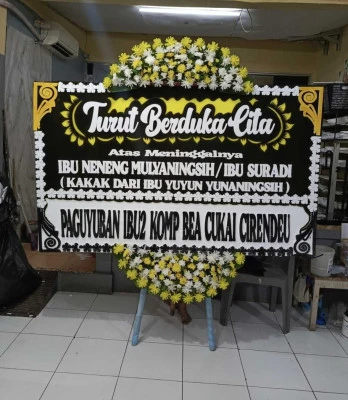 Papan Bunga di Bekasi Cyber Park